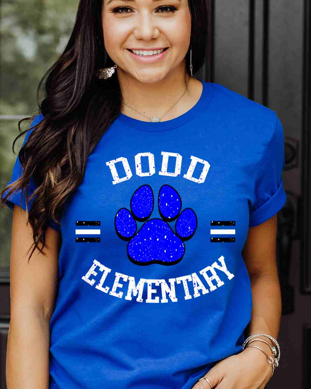 Dodd Elementary Circle Paw DTF Transfer