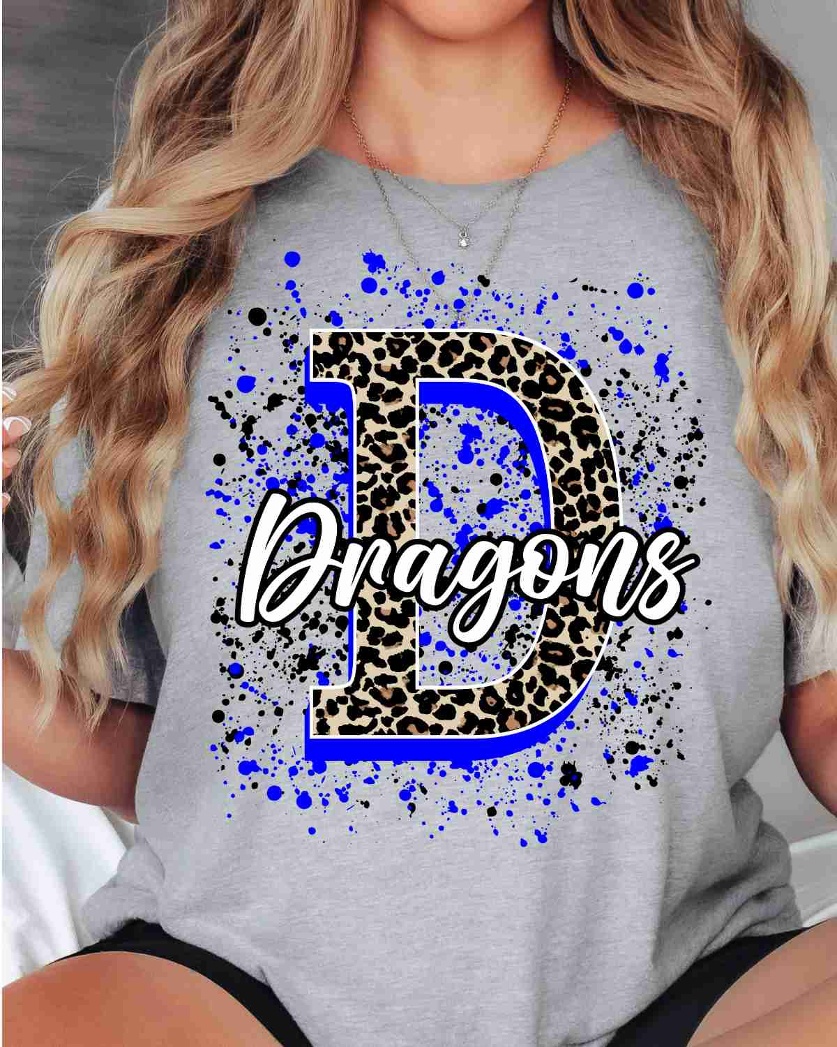 Dragons Letter Splatter DTF Transfer