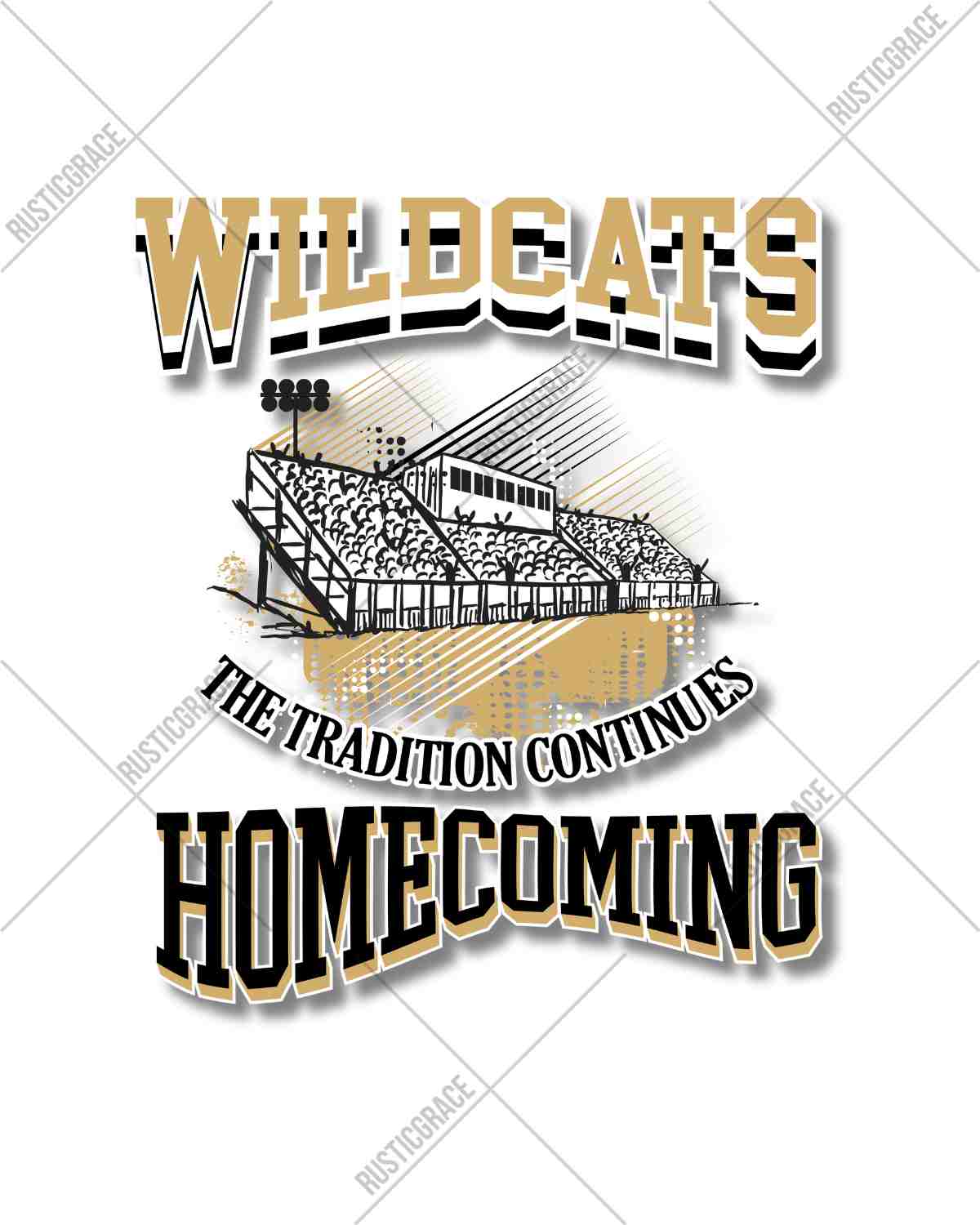 Wildcats Homecoming The Tradition Continues DTF Transfer