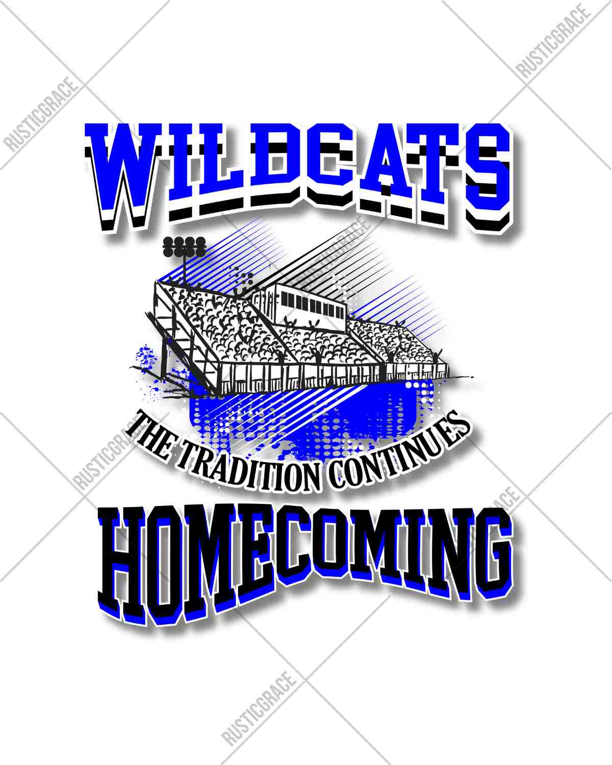Wildcats Homecoming The Tradition Continues DTF Transfer