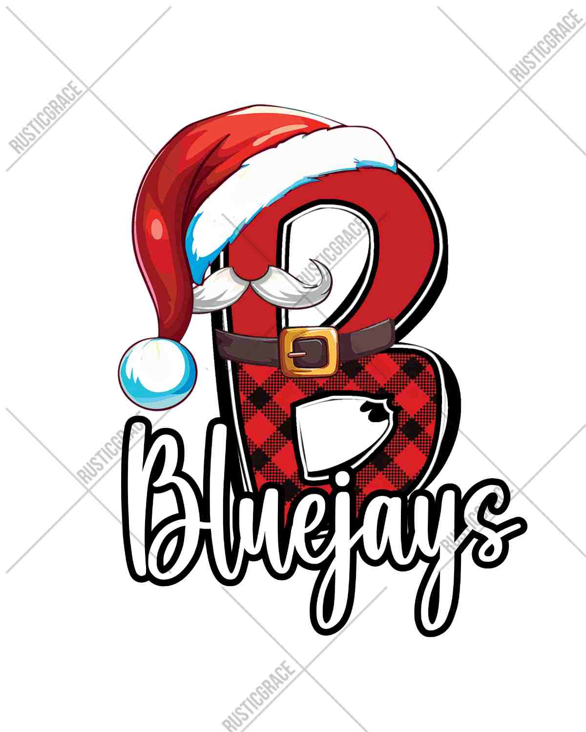 Bluejays Santa Letter DTF Transfer