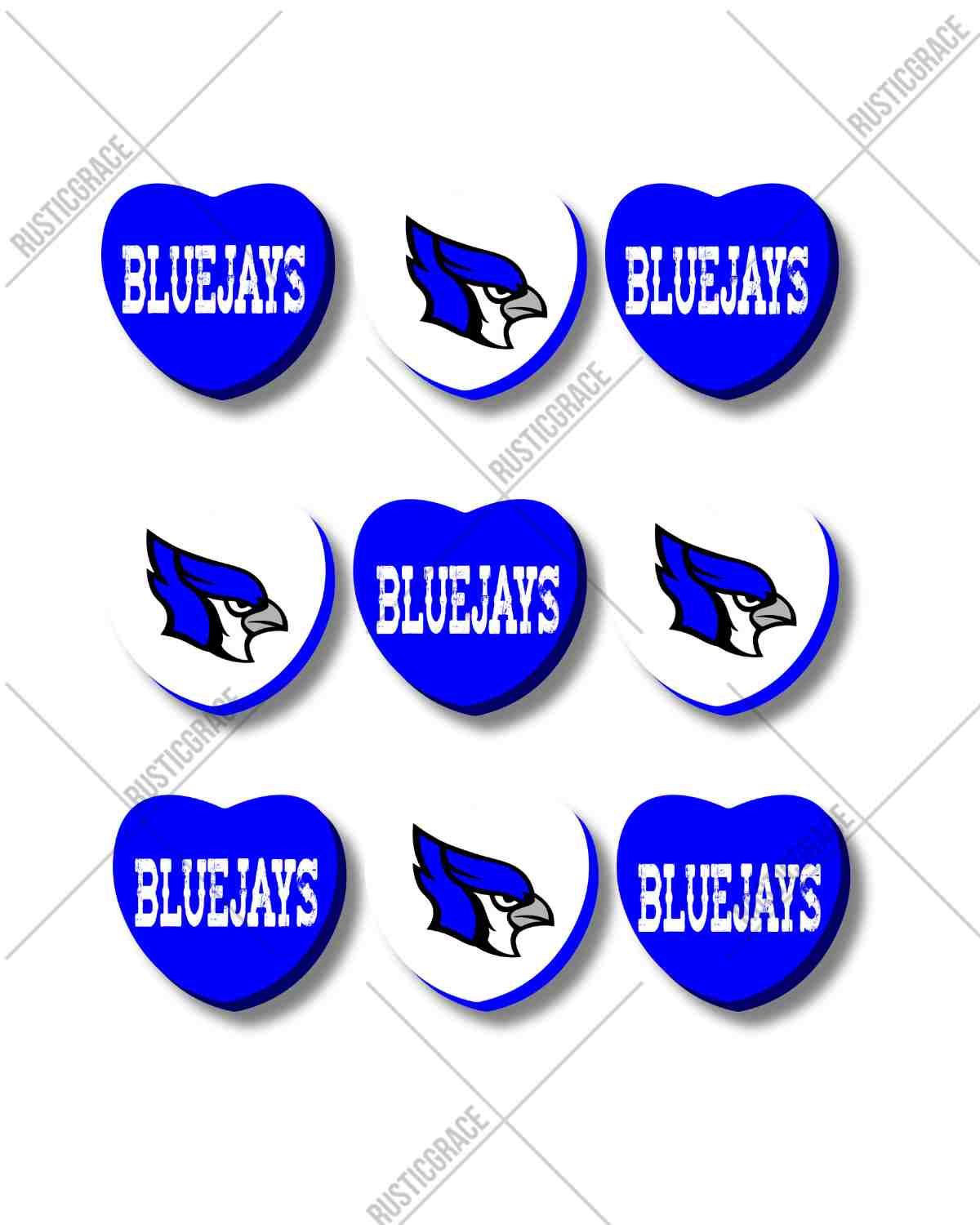 Bluejays Sweethearts DTF Transfer