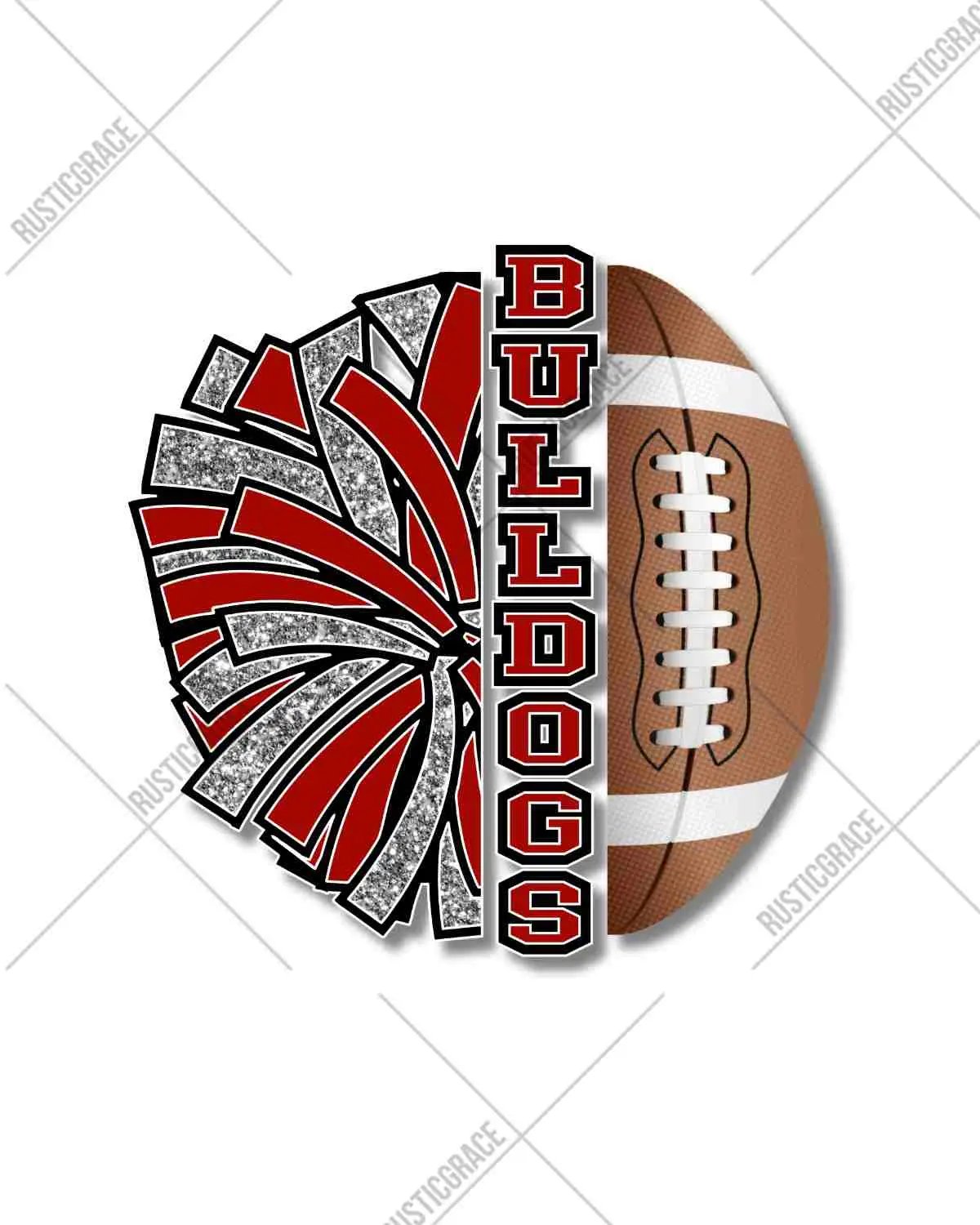 Bulldogs Half Cheer / Football DTF Transfer