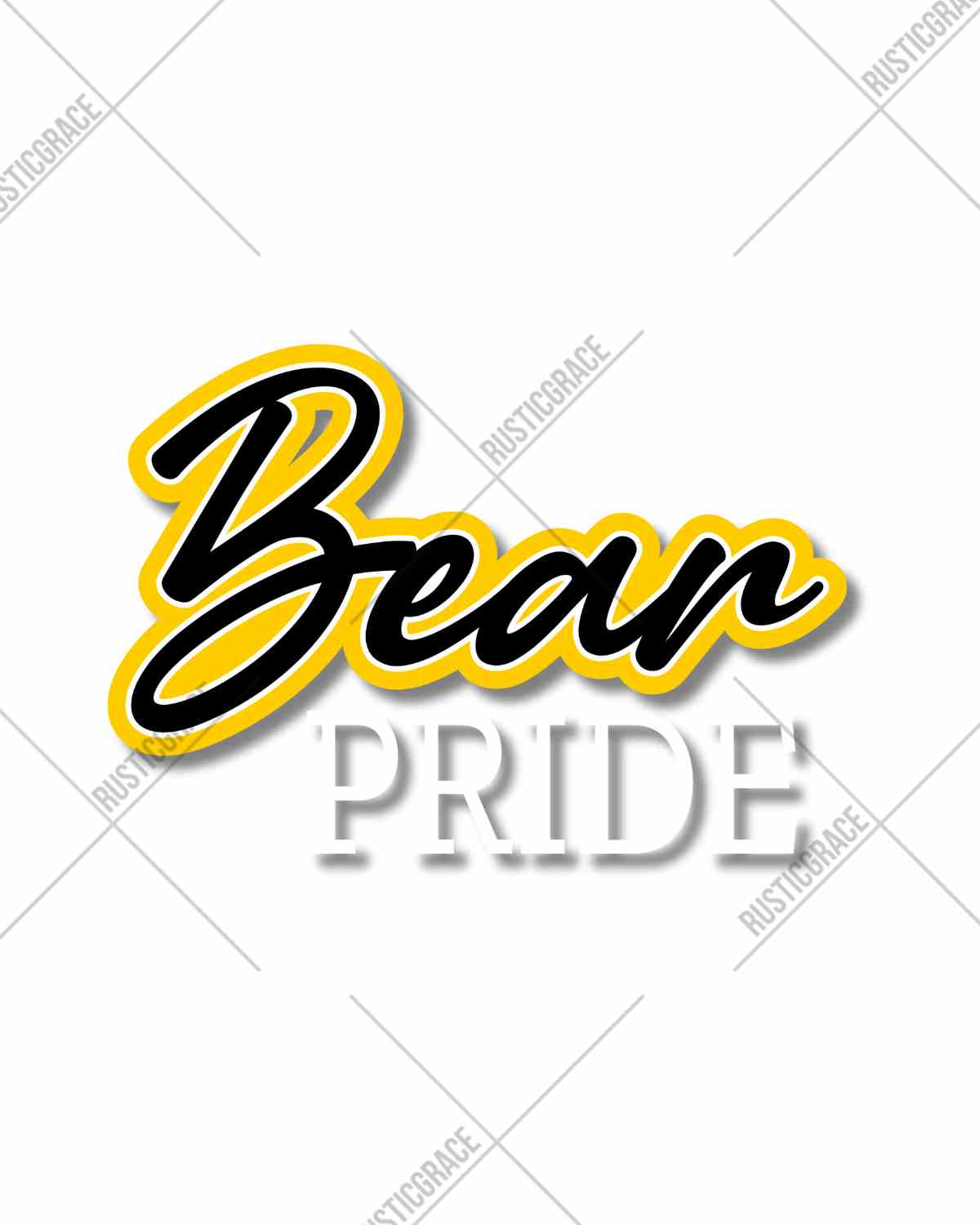 Bear Pride DTF Transfer