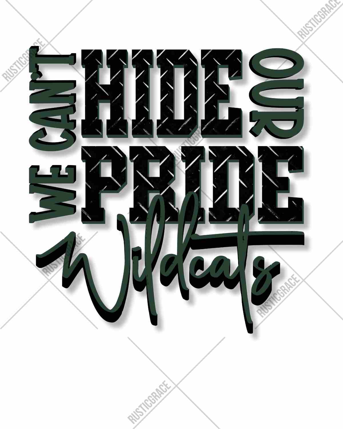 Can't Hide Our Pride Wildcats DTF Transfer