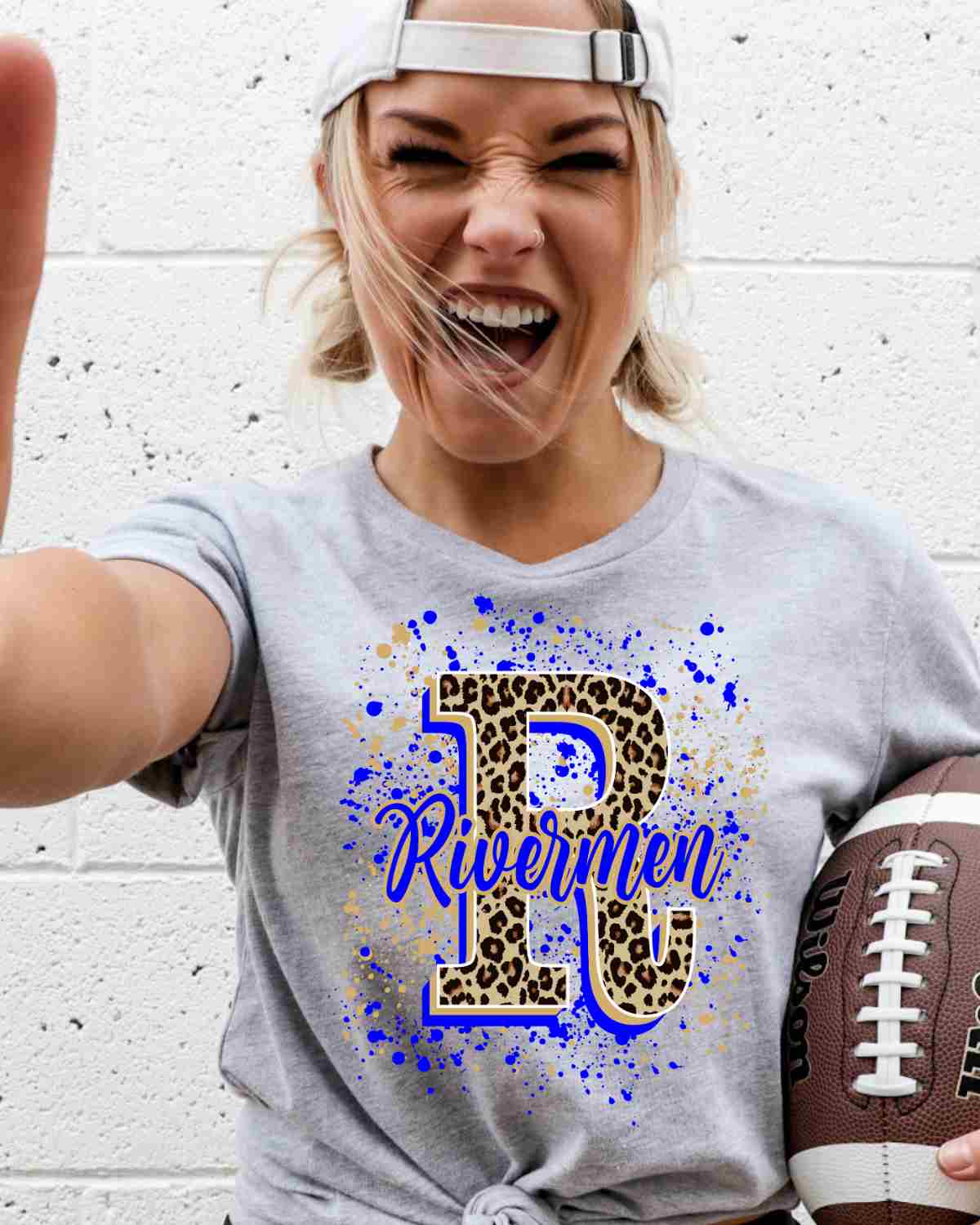 Rivermen Letter Splatter DTF Transfer