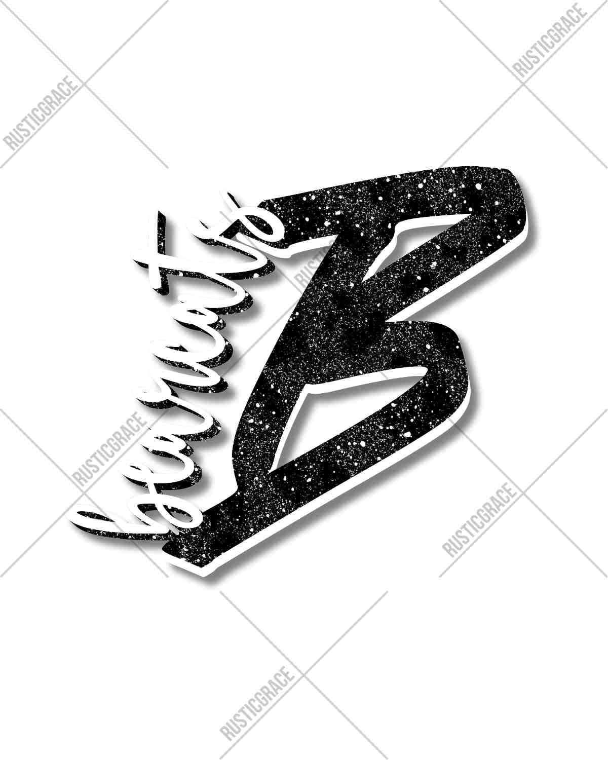 Bearcats Black / White Letter DTF Transfer