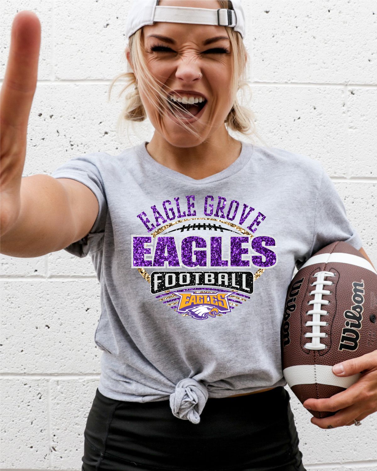 Eagle Grove Eagles Football with Lines DTF Transfer – Rustic Grace