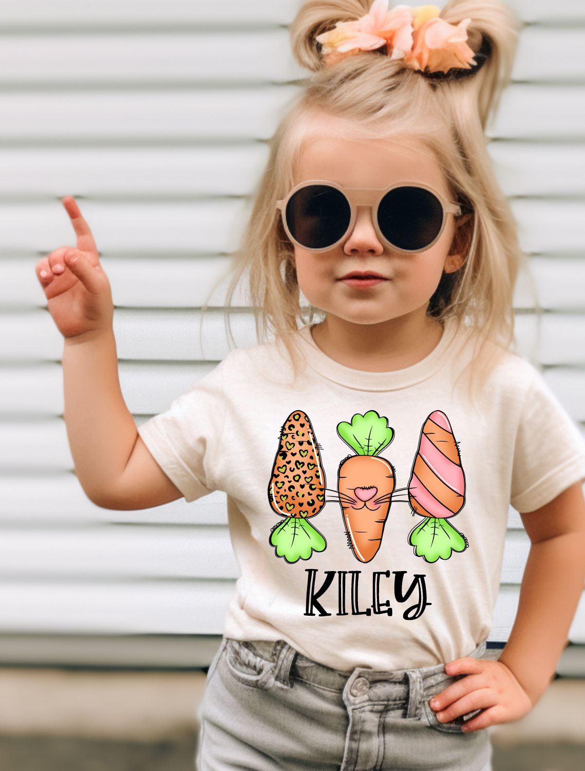 Custom Name Carrots DTF Transfer