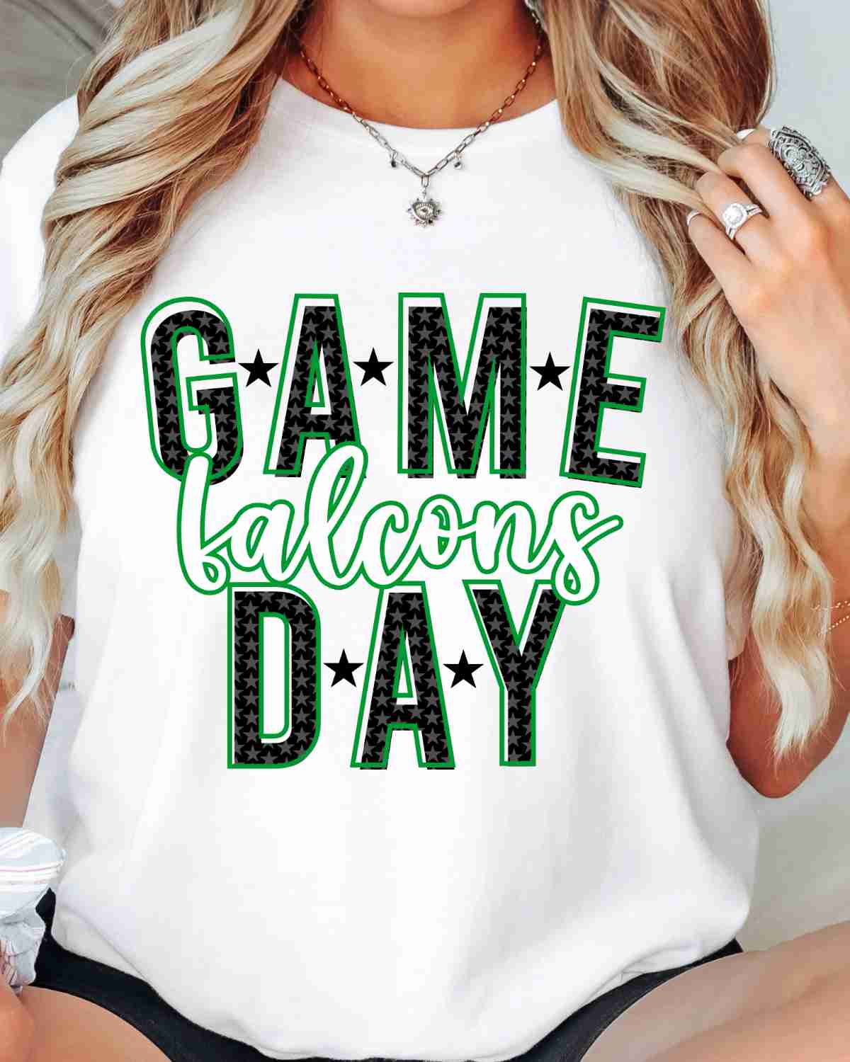 Game Day Stars Falcons DTF Transfer