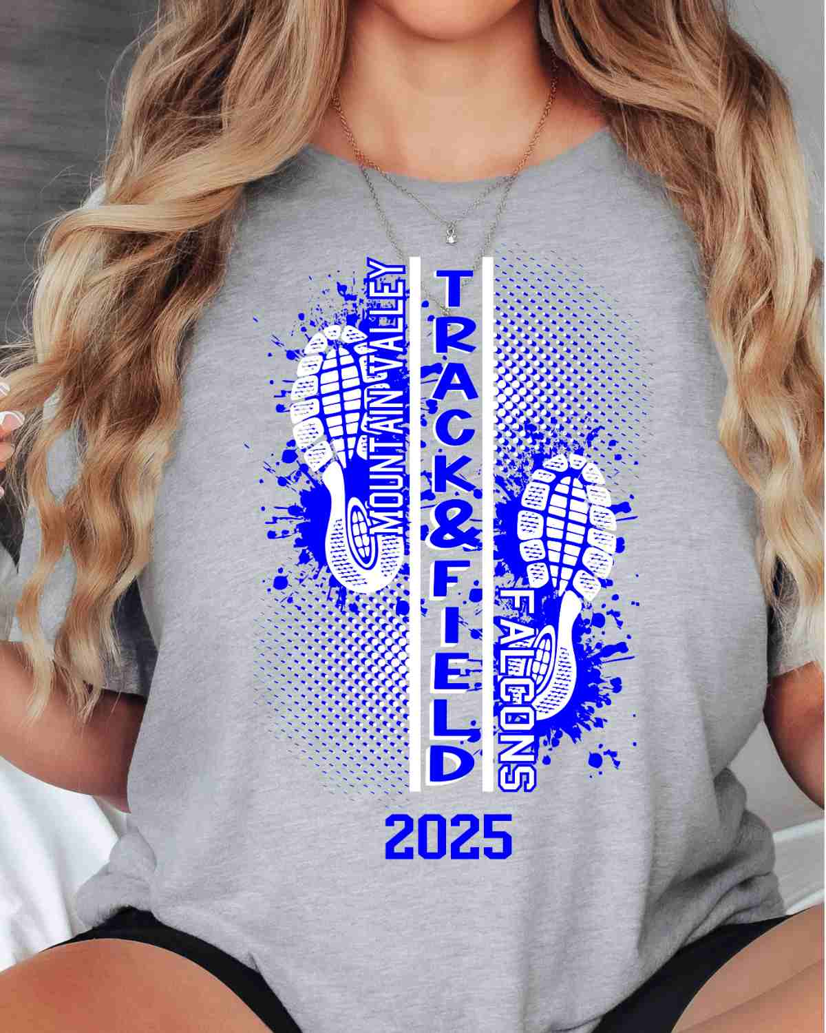 Mountain Valley Falcons 2025 Track Field Shoes DTF Transfer