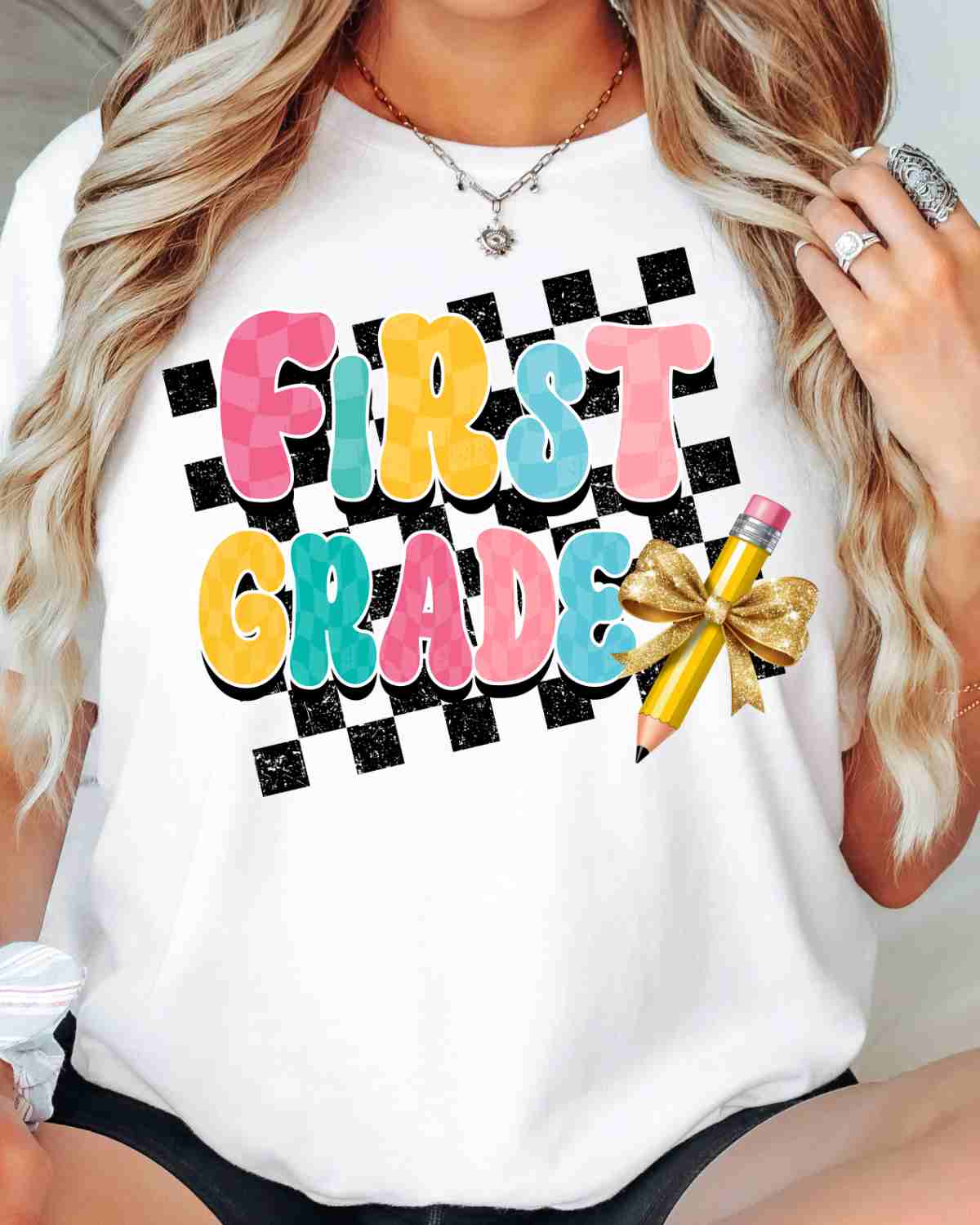 Grade Checkered DTF Transfer