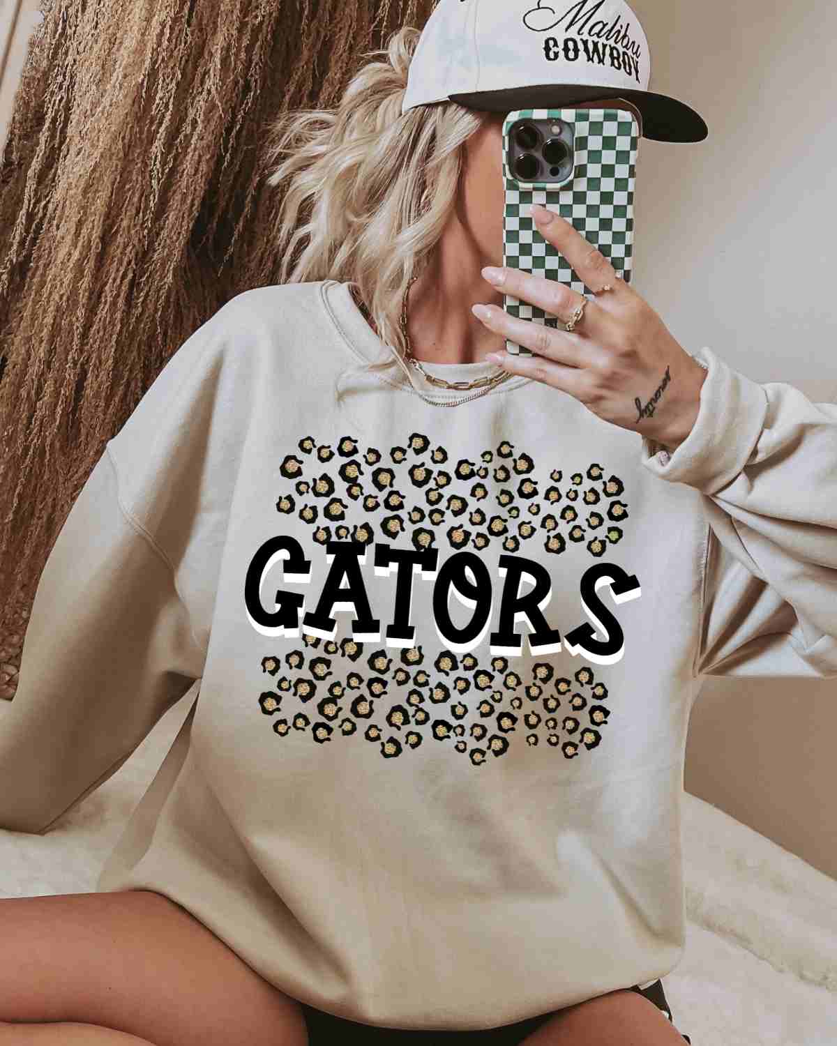 Gators Leopard Print DTF Transfer