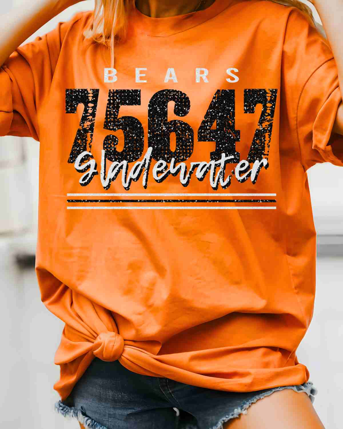 Gladewater Bears 75647 DTF Transfer
