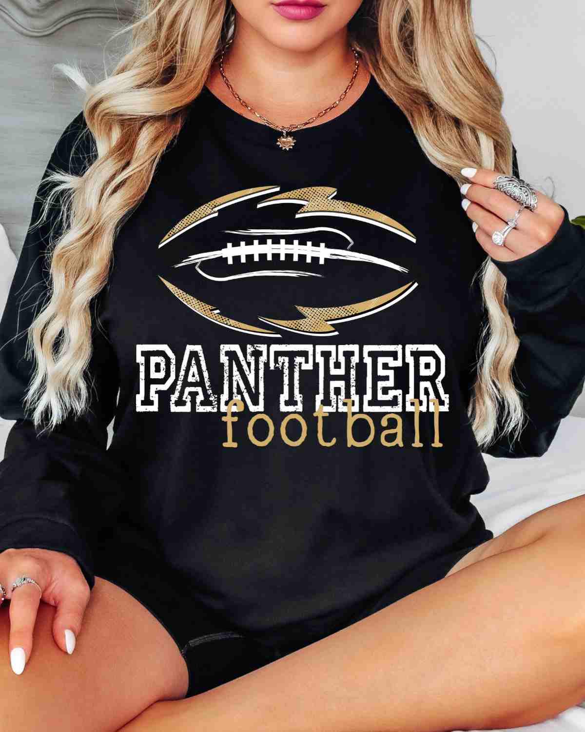 Panthers Football Tribal DTF Transfer