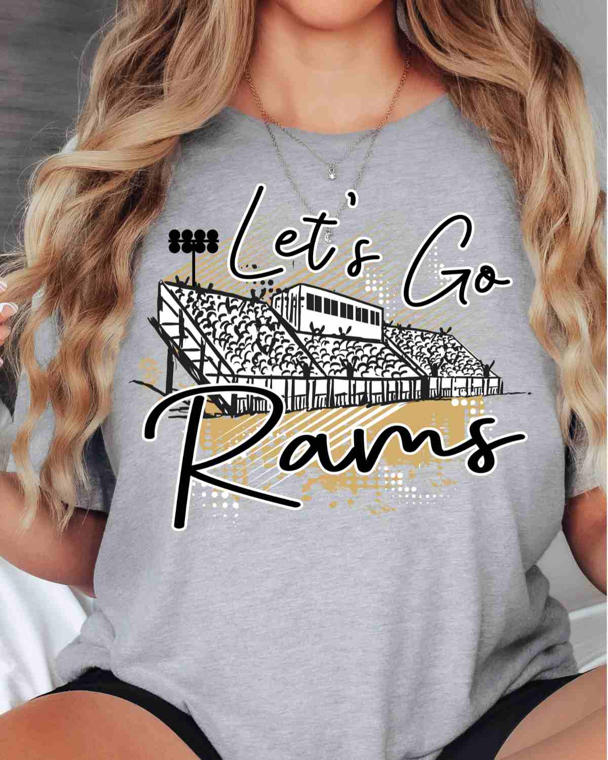 Let's Go Rams Stadium DTF Transfer