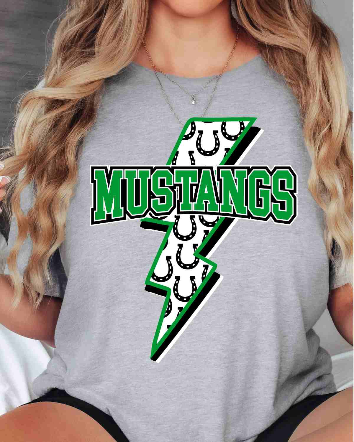 Mustangs Bolt Horseshoe DTF Transfer