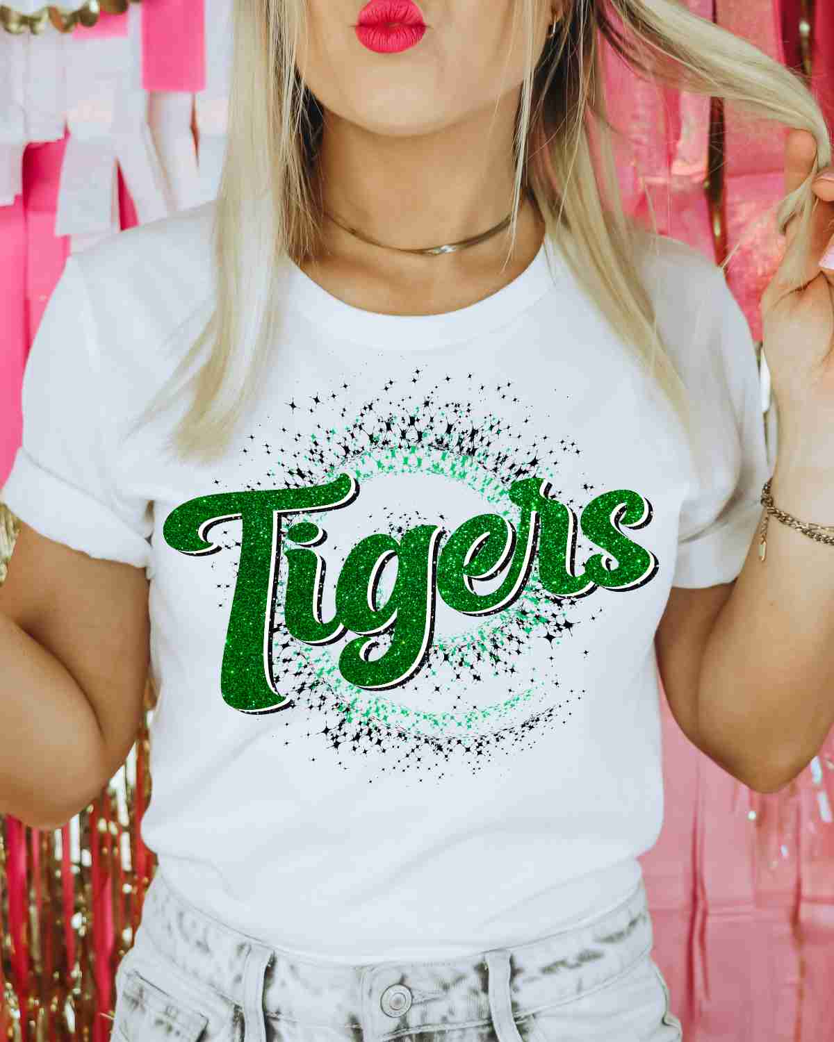 Tigers Swirl DTF Transfer