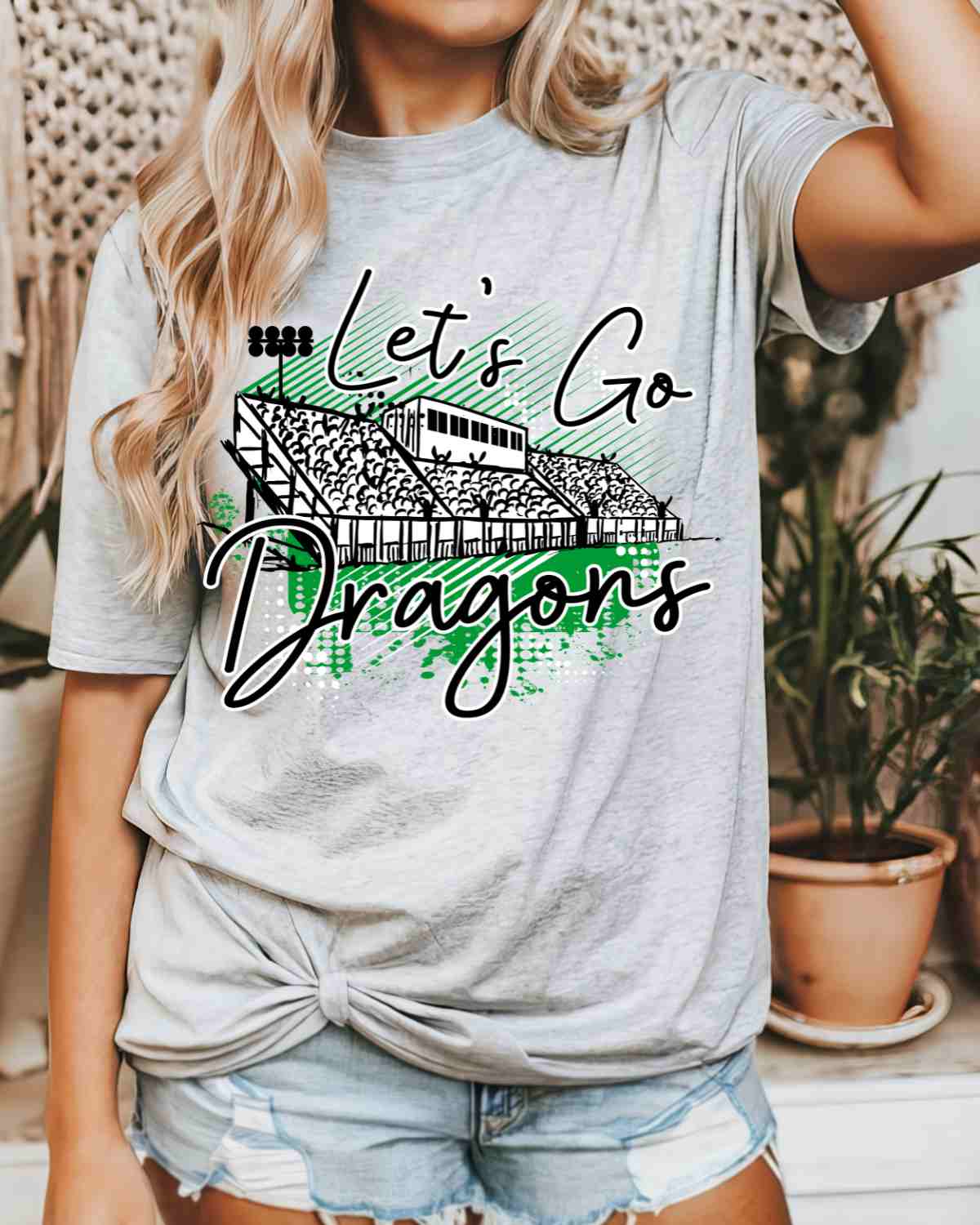 Let's Go Dragons Stadium DTF Transfer