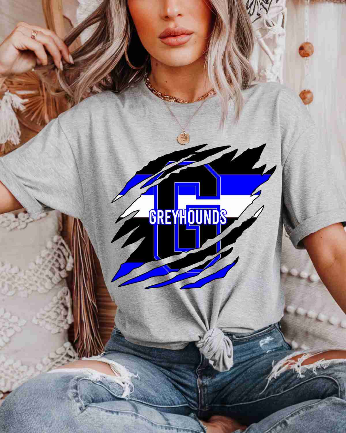 Greyhounds Swash Claw Mark DTF Transfer