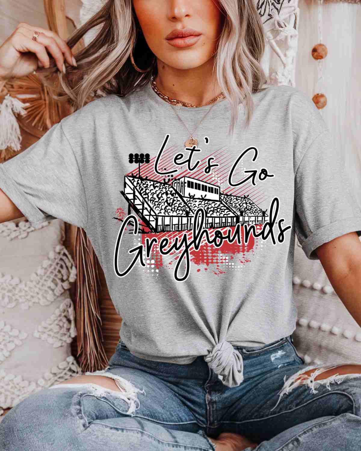 Let's Go Greyhounds Stadium DTF Transfer