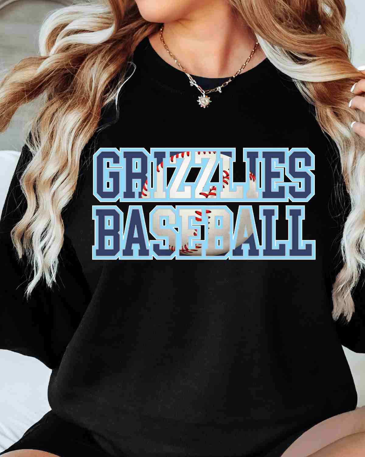 Grizzlies Baseball Word DTF Transfer