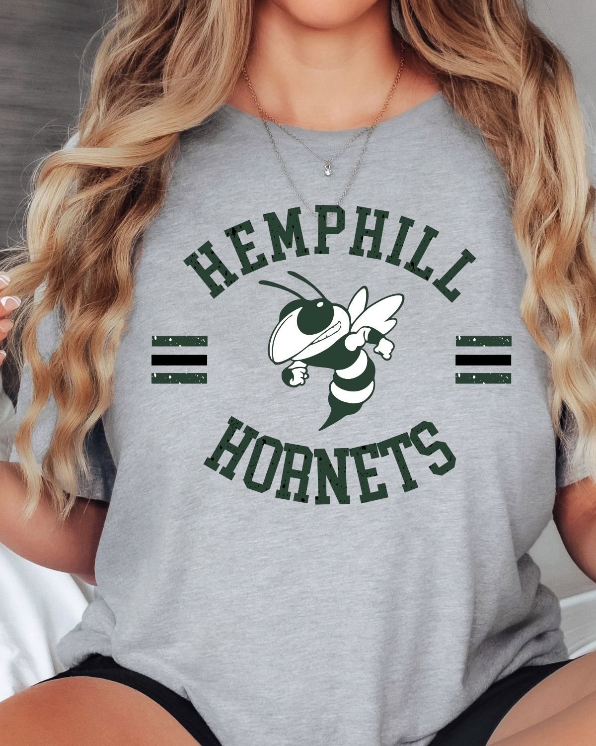 Hemphill Hornets Circle Logo DTF Transfer