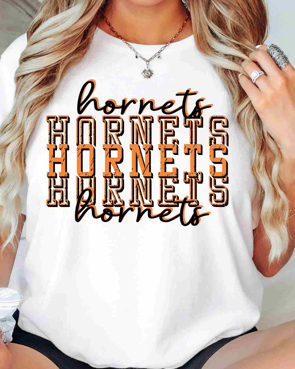 Hornets Repeating DTF Transfer