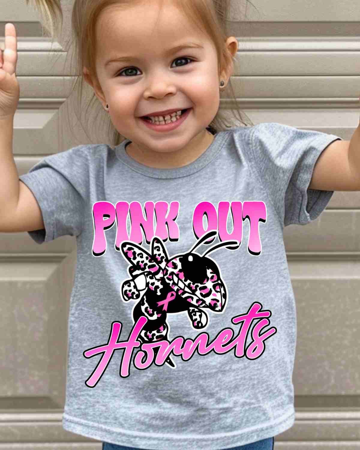Pink Out Hornets Logo DTF Transfer