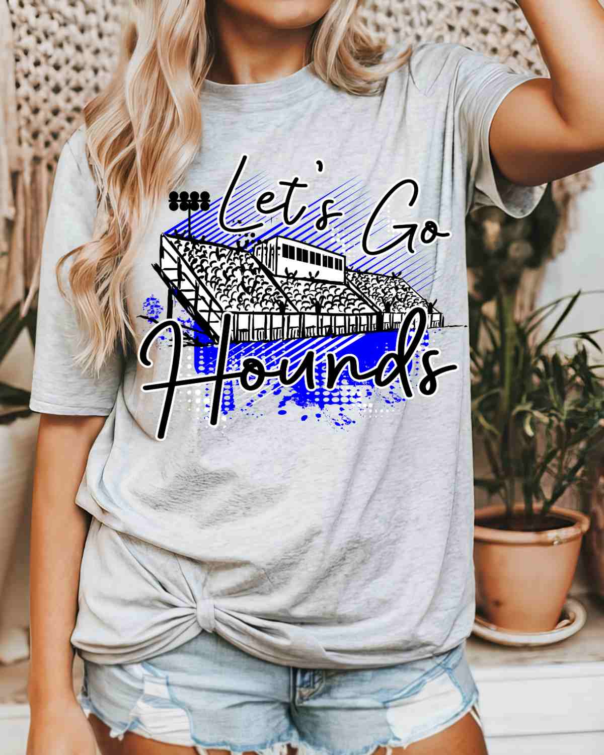 Let's Go Hounds Stadium DTF Transfer