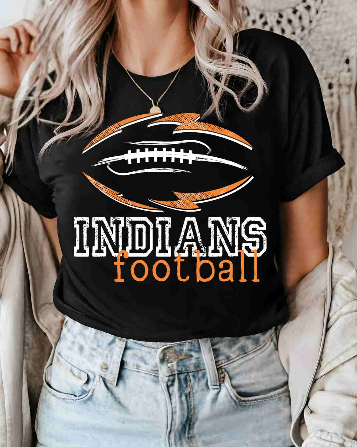 Indians Football Tribal DTF Transfer