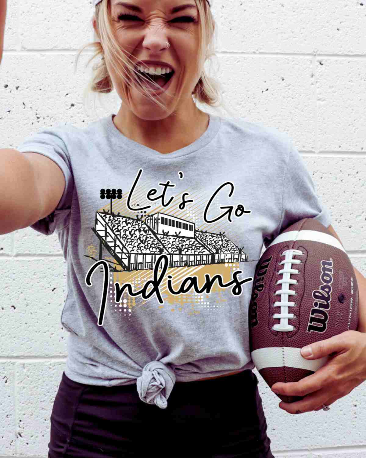 Let's Go Indians Stadium DTF Transfer