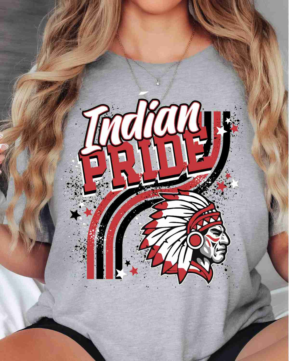 Indian Pride Wavy Stripes DTF Transfer