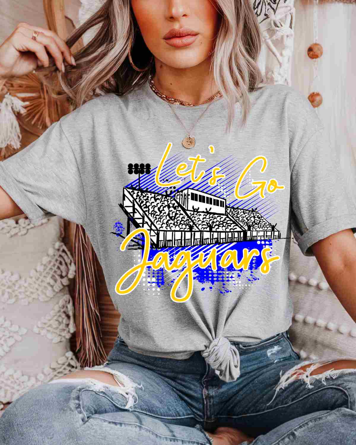 Let's Go Jaguars Stadium DTF Transfer