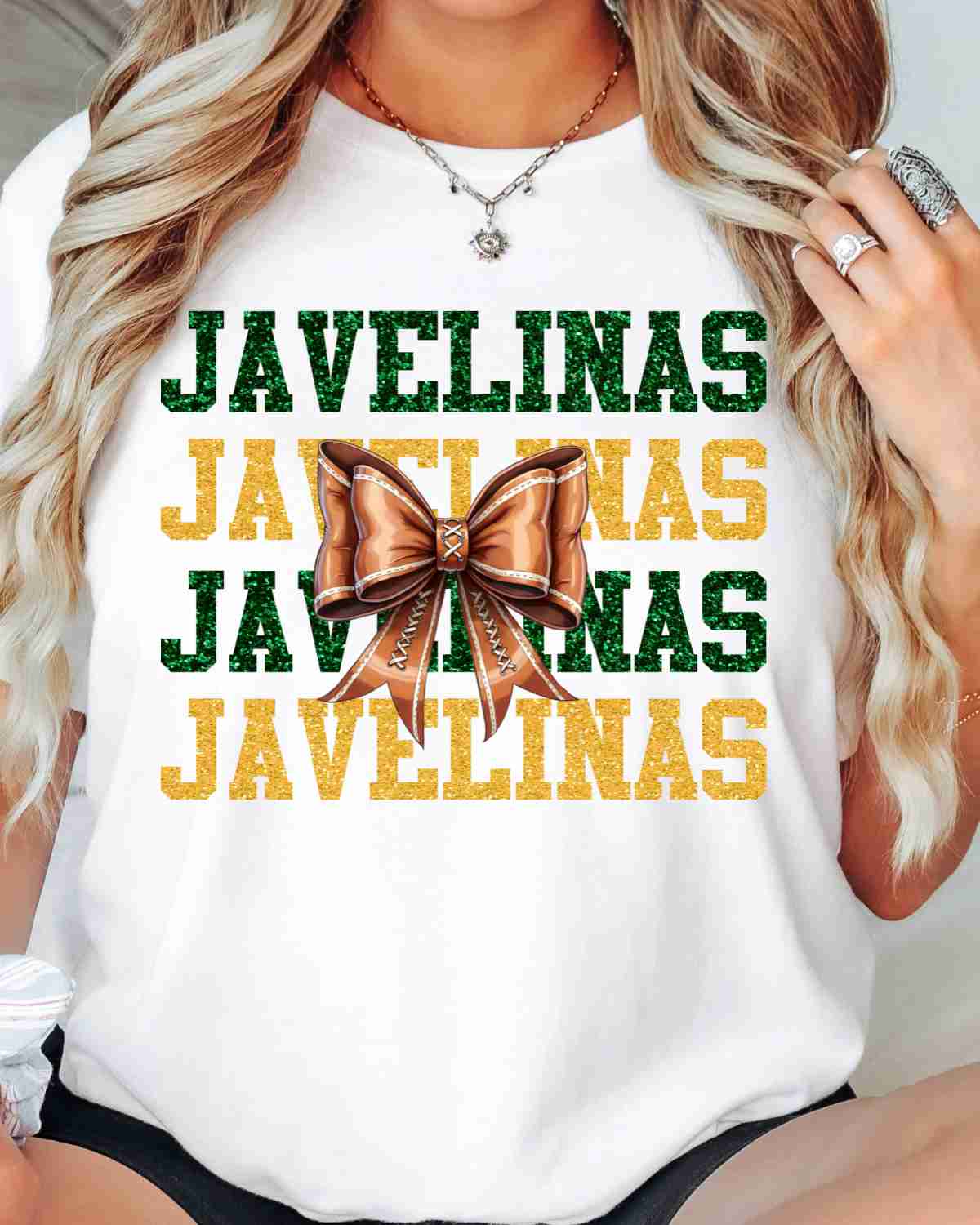 Javelinas Football Repeat Bow DTF Transfer