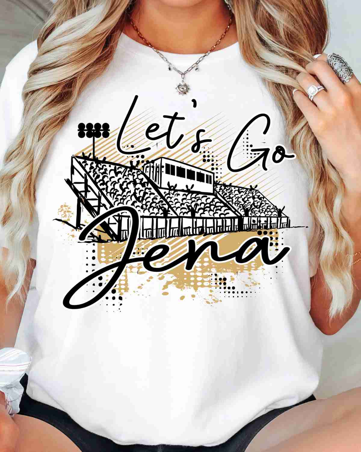 Let's Go Jena Stadium DTF Transfer