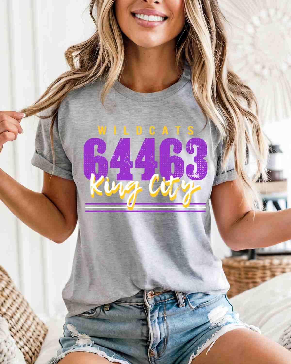 King City Wildcats 64463 DTF Transfer