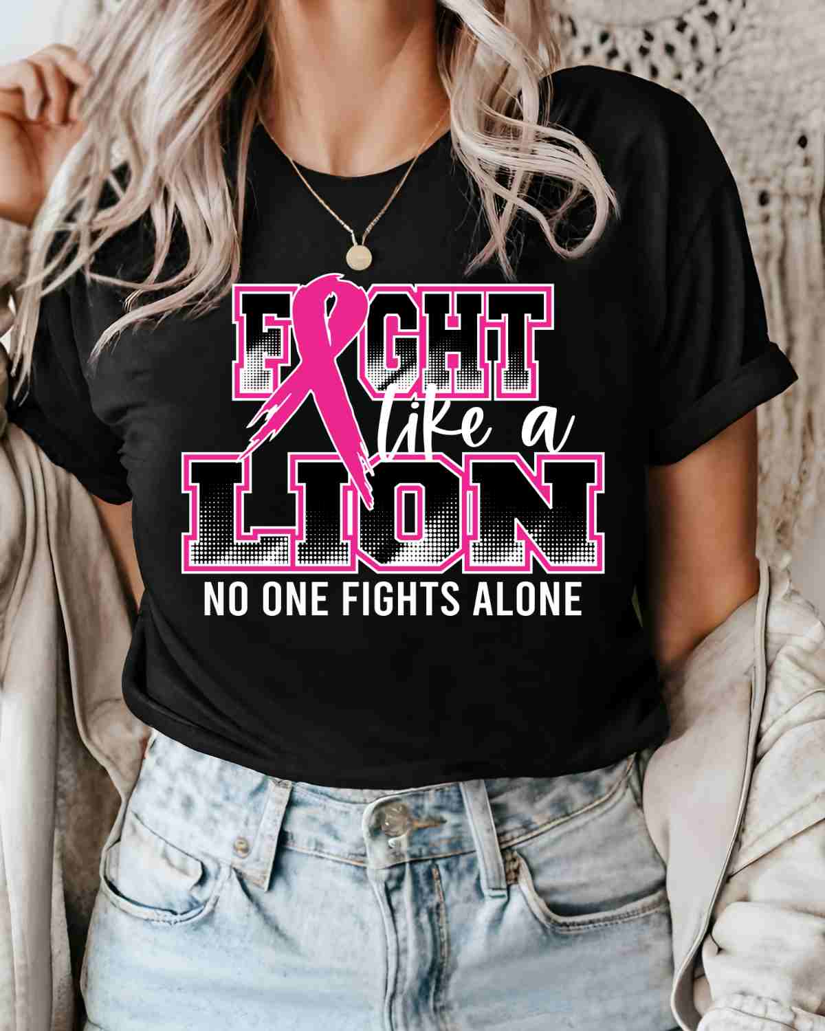Fight Like a Lion DTF Transfer