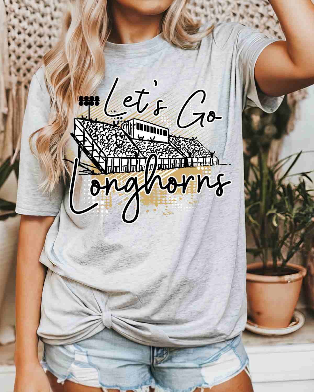 Let's Go Longhorns Stadium DTF Transfer