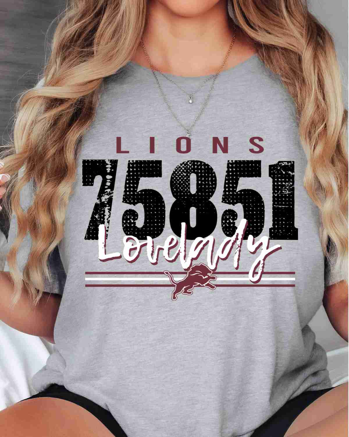 Lovelady Lions 75851 DTF Transfer