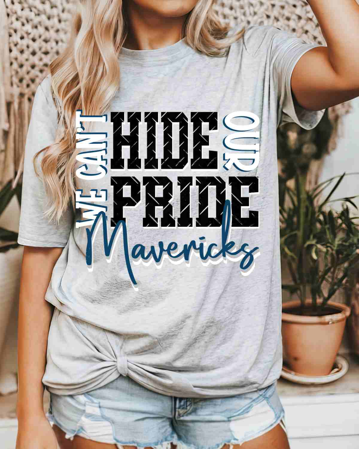 We Can't Hide Our Pride Mavericks DTF Transfer