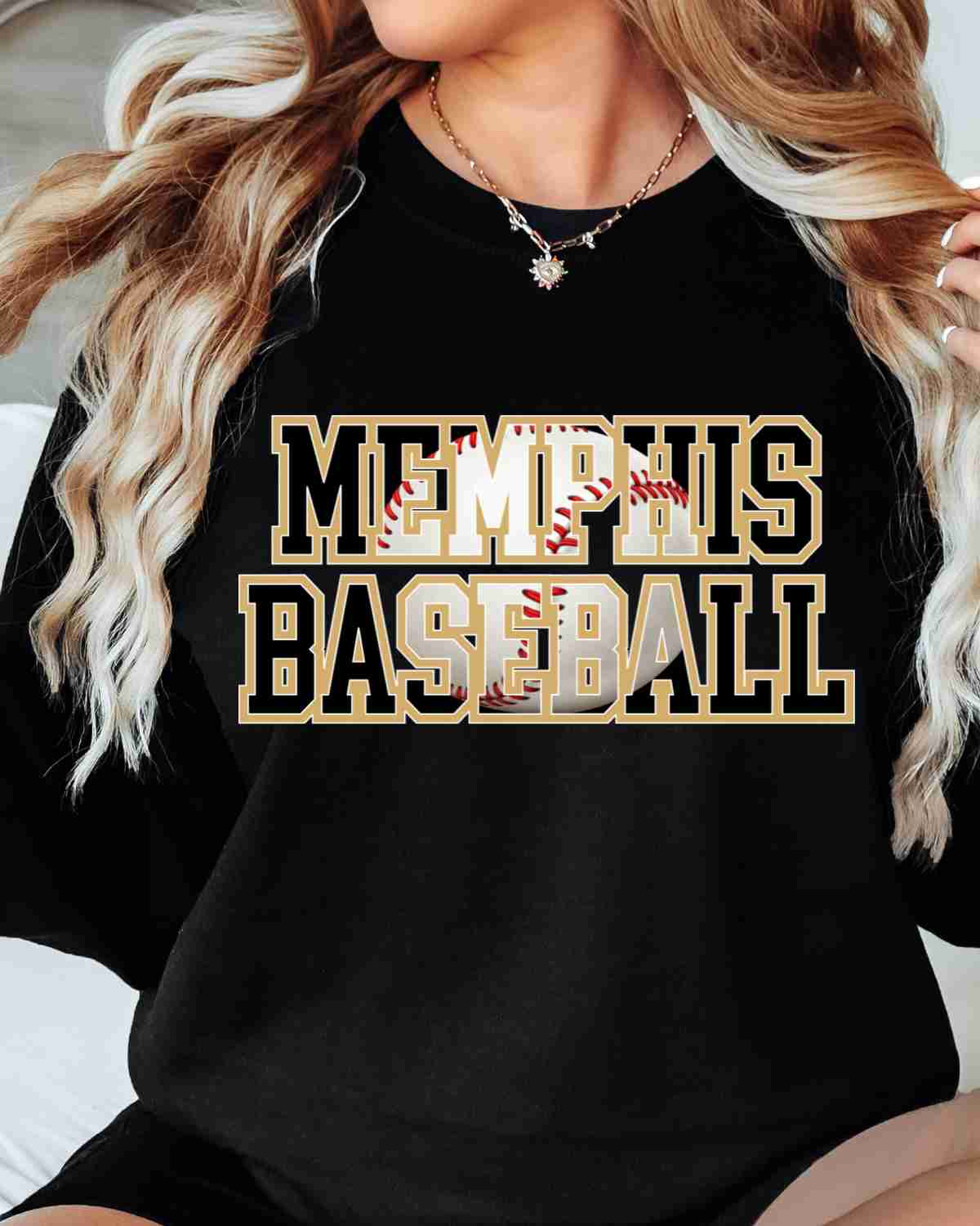 Memphis Baseball Words DTF Transfer