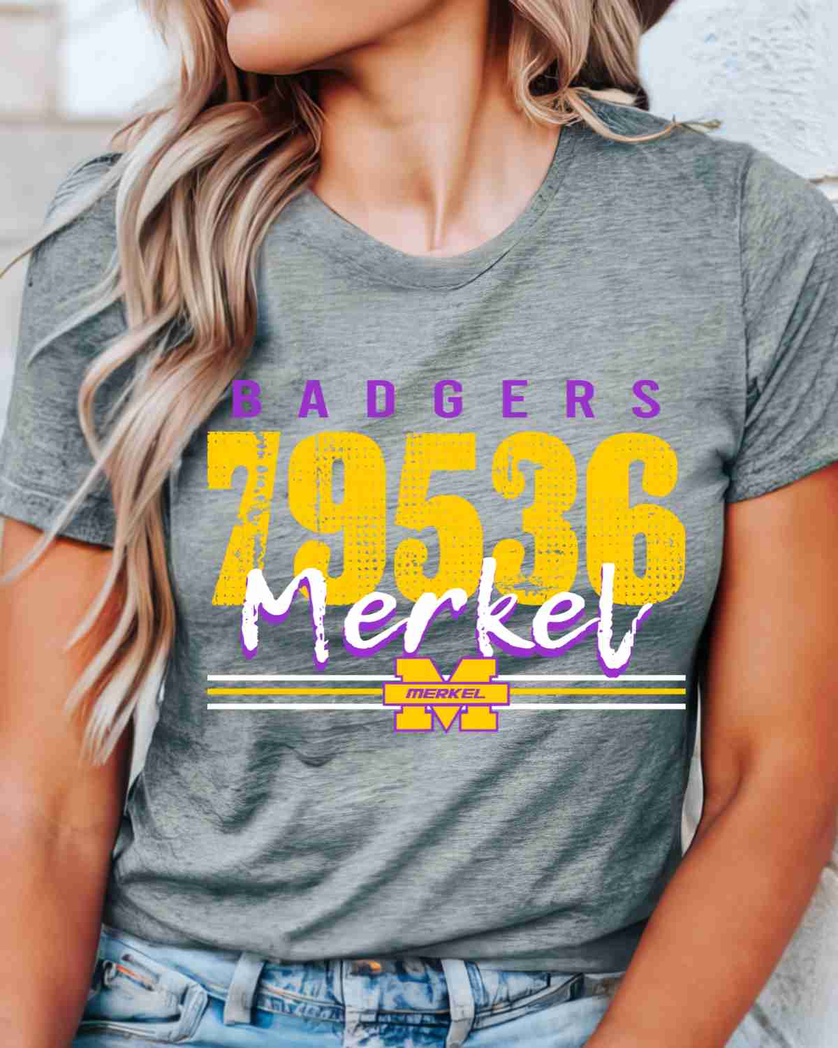 Merkel Badgers 79536 DTF Transfer