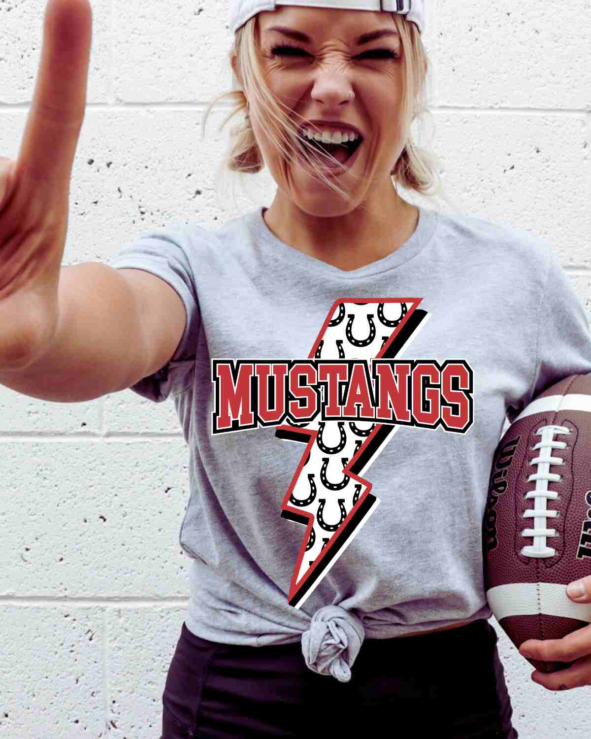 Mustangs Bolt Horseshoe DTF Transfer