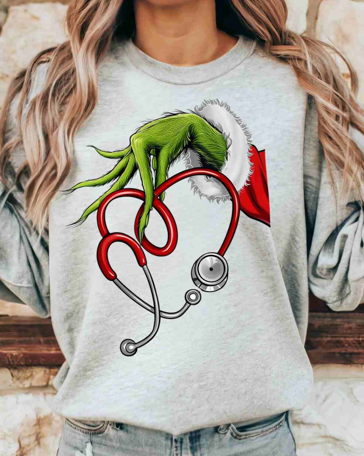 Nurse Stethoscope Heart DTF Transfer