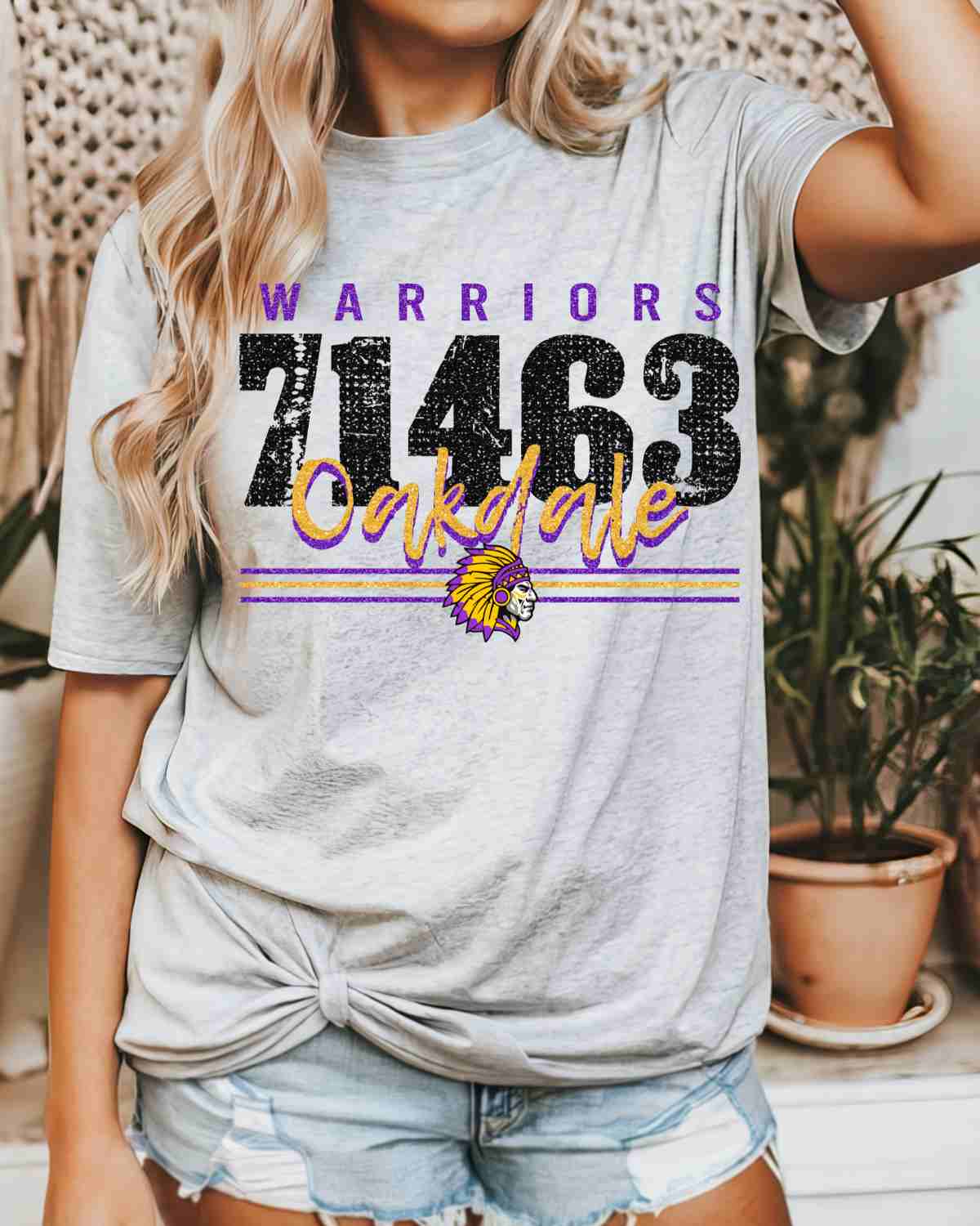 Oakdale Warriors 71463 DTF Transfer