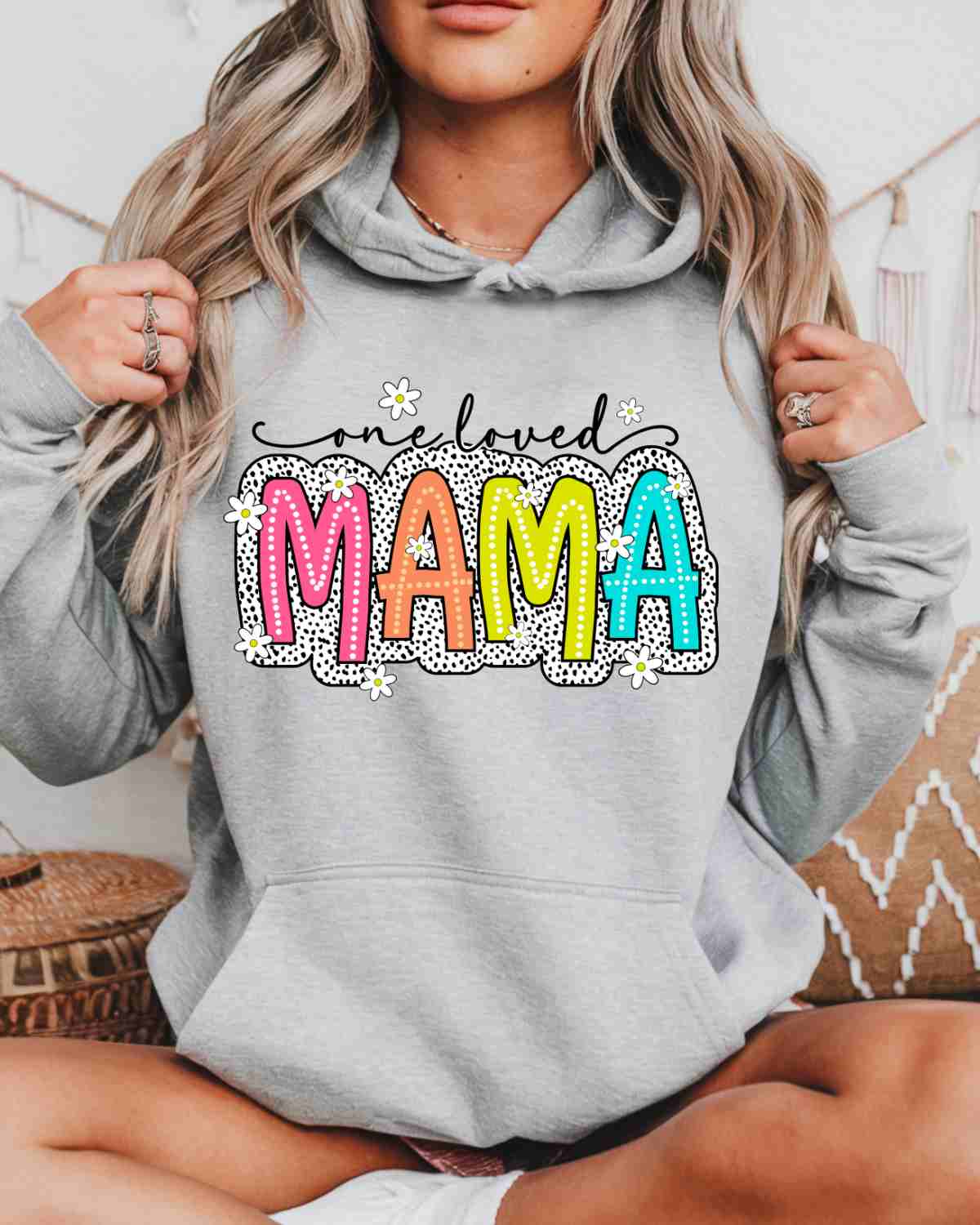 One Loved Mama Dots DTF Transfer