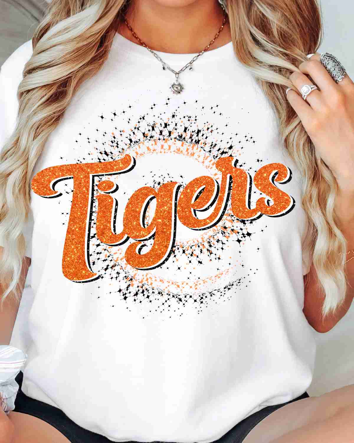 Tigers Swirl DTF Transfer