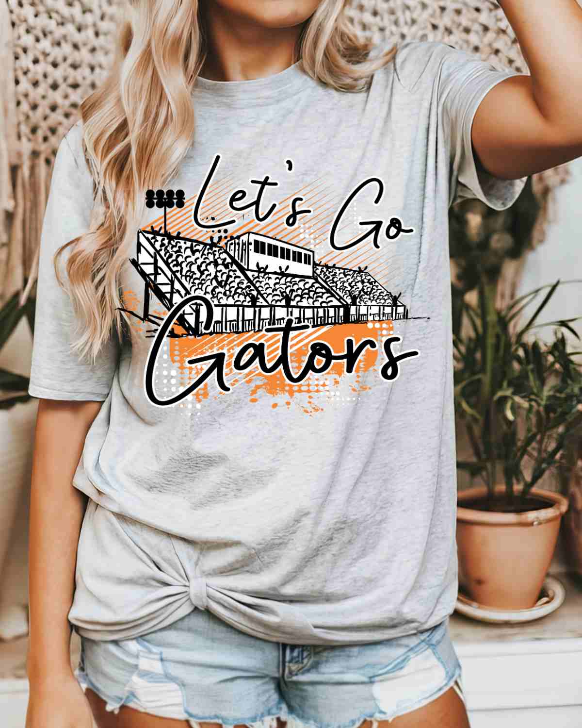 Let's Go Gators Stadium DTF Transfer