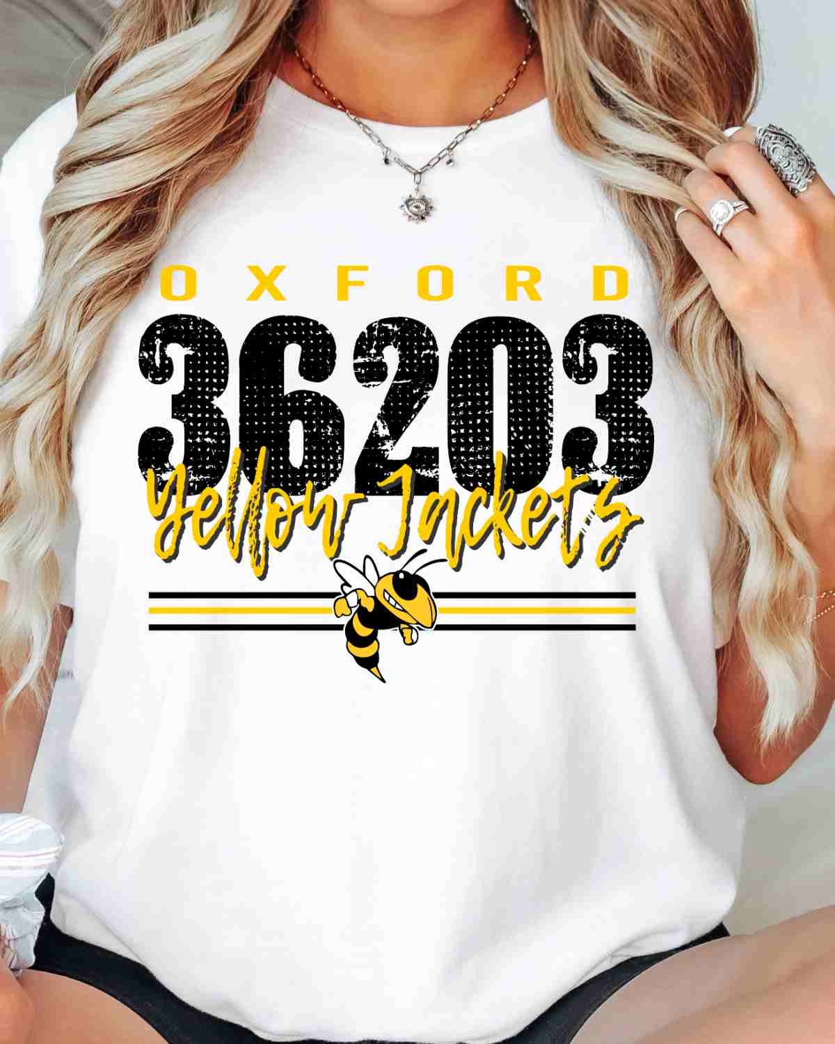 Oxford Yellow Jackets 36203 Logo DTF Transfer